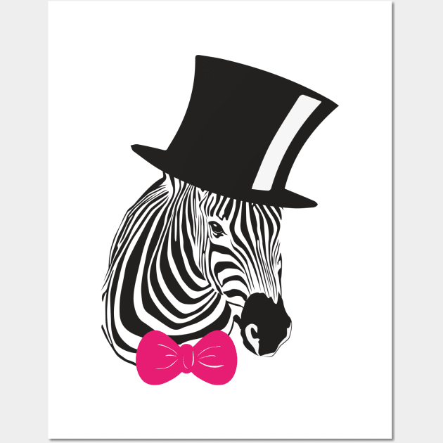 Zebra Elegant Wall Art by Mako Design 